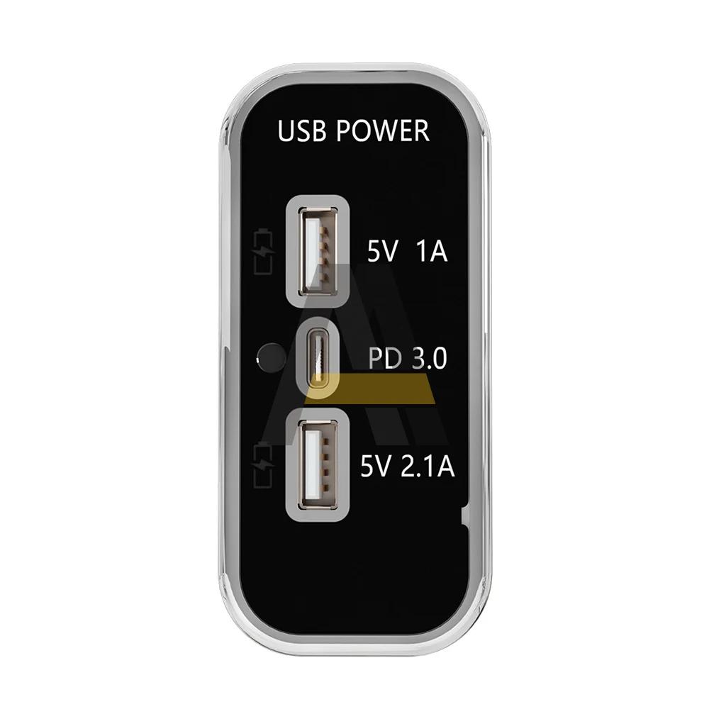    PD   USB + CŸ й ܼƮ   DC12-24V,  ڵ Ʈ, 35.5W PD3.0